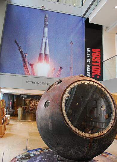 Die Landekapsel von Wostok 1, Juri Gagarins Raumschiff, wurde von Sotheby's versteigert.