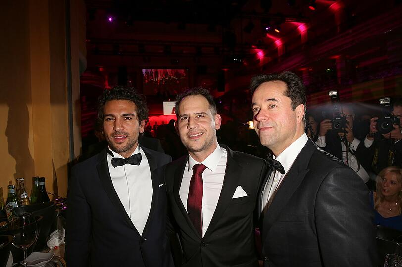 Elyas M'Barek, Moriz Bleibtreu und Jan Josef Liefers