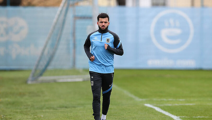 Keanu Staude am Donnerstag im Lauftraining.