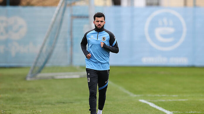 Keanu Staude am Donnerstag im Lauftraining.