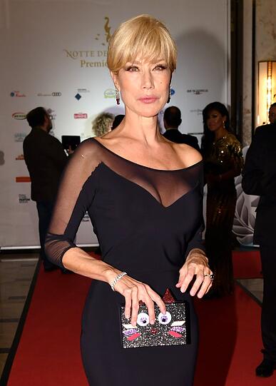 Die italienische Schauspielerin Nancy Brilli