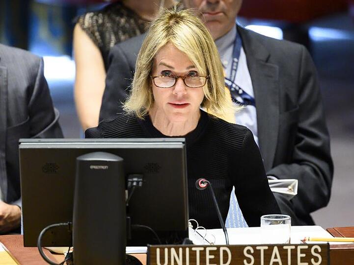 Die UN-Botschafterin der USA: Kelly Craft.