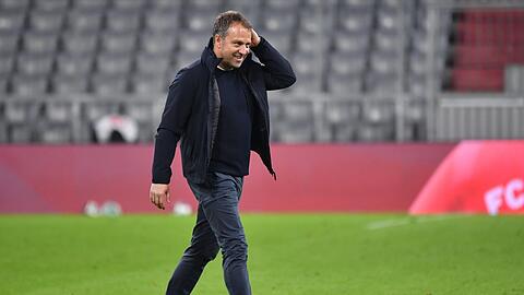 Der scheidende Bayern-Trainer Hansi Flick.