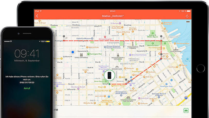Find my iPad: Dank dieser Funktion konnte der Israeli seinen Rucksack lokalisieren. Find my iPad: Dank dieser Funktion konnte der Israeli seinen Rucksack lokalisieren.