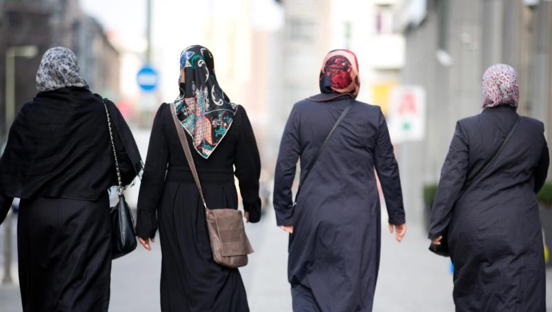 Muslimische Frauen in Berlin-Kreuzberg. Muslimische Frauen in Berlin-Kreuzberg.