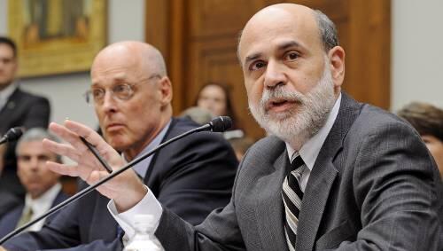 US-Finanzminister Henry Paulson und Notenbankchef Ben Bernanke. US-Finanzminister Henry Paulson und Notenbankchef Ben Bernanke.