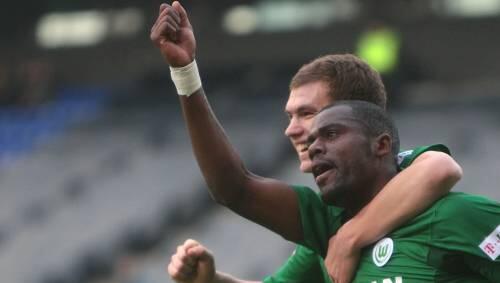 15 der 18 Rückrundentreffer des VfL Wolfsburg gehen auf ihr Konto: der Bosnier Edin Dzeko und der Brasilianer Grafite (vorne). 15 der 18 Rückrundentreffer des VfL Wolfsburg gehen auf ihr Konto: der Bosnier Edin Dzeko und der Brasilianer Grafite (vorne).