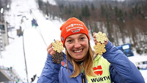 Katharina Schmid beendet ihre Karriere. (Archivbild)