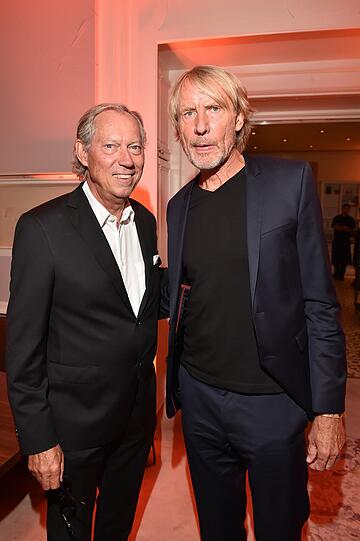Werner Mang mit Carlo Thränhardt