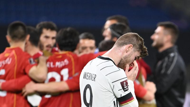 Timo Werner mag nach der DFB-Blamage gegen Nordmazedonien einfach nur wegsehen.