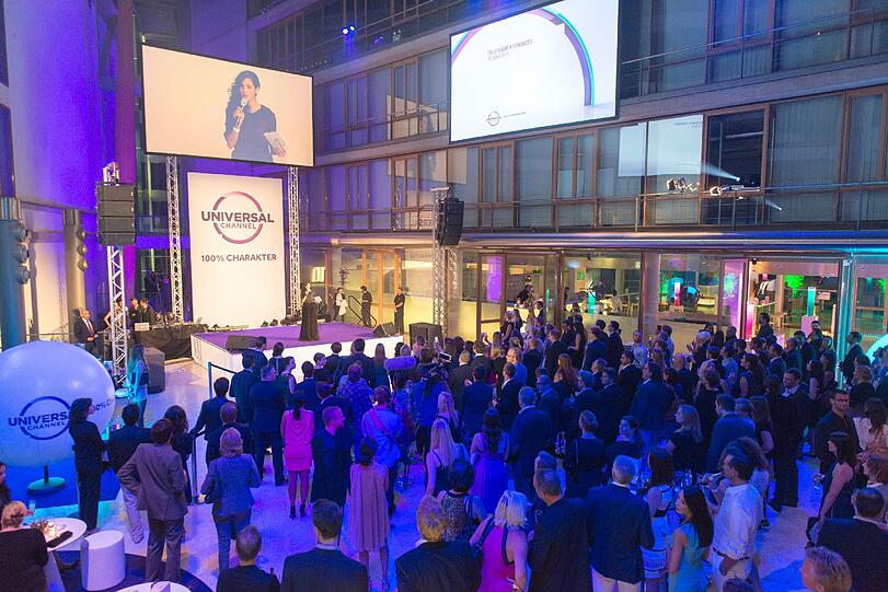 Promis in München bei der Premieren-Party des TV-Senders "Universal Channel"