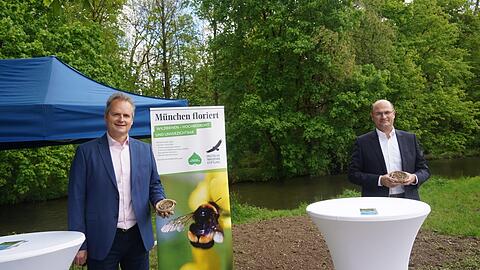 Klaus Hackländer (links) und Albert Füracker.