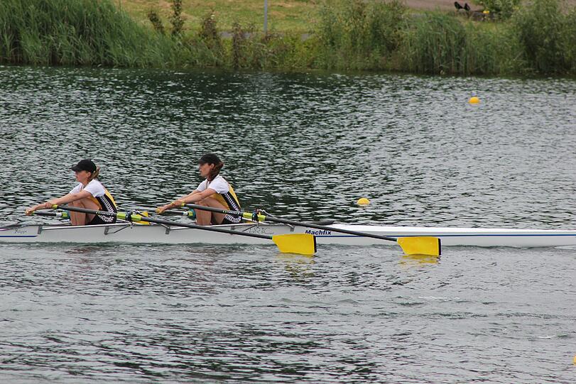 Der Leichtgewichts-Juniorinnen-Doppelzweier der RGM mit Kristina Engelke und Lea Spierer gewann souverän das B-Finale und belegte den 7. Platz in der Gesamtwertung. Mit ihrer geruderten Zeit hätten sie im A-Finale in den Kampf um die Bronzemedaille eingreifen können.