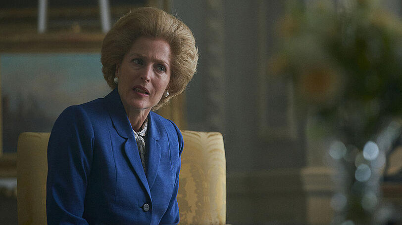 Die Queen bekommt es in Staffel vier von "The Crown" mit Premierministerin Margaret Thatcher (Gillian Anderson) zu tun.