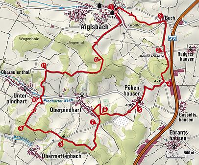 Die Tour-Route Die Tour-Route