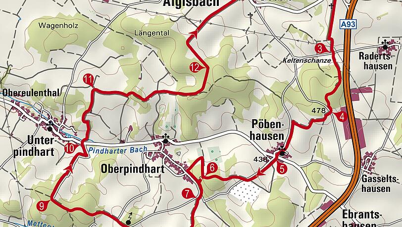 Die Tour-Route Die Tour-Route