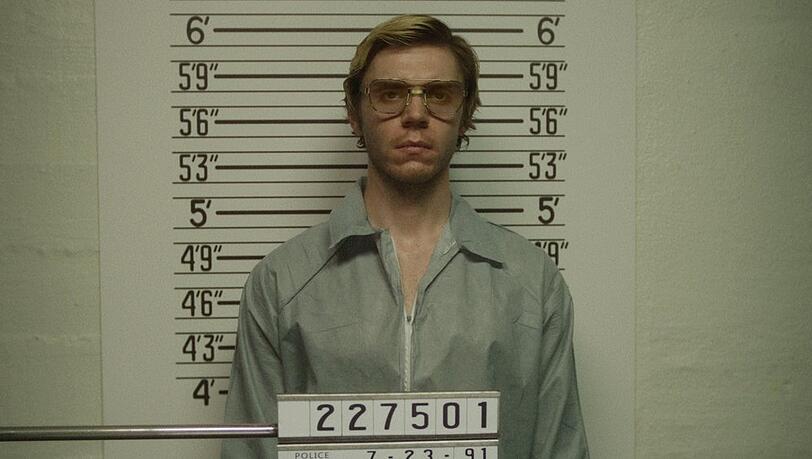 Evan Peters in der Netflix-Serie  "Dahmer - Monster: Die Geschichte von Jeffrey Dahmer".