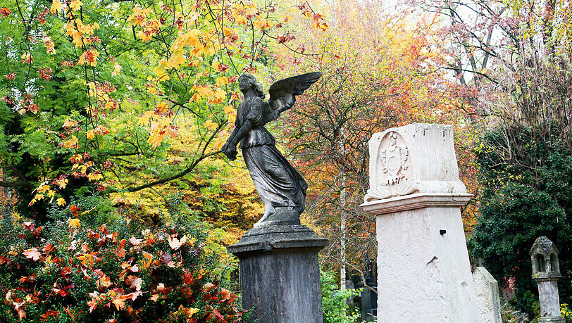 esonders jetzt im Herbst mit seinen farbenprächtigen Blättern ist der Alte Südfriedhof einen – gerne auch ausgedehnten – Spaziergang wert. esonders jetzt im Herbst mit seinen farbenprächtigen Blättern ist der Alte Südfriedhof einen – gerne auch ausgedehnten – Spaziergang wert.