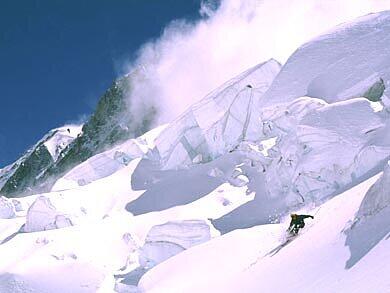 Freeridingt-Träume in Chamonix