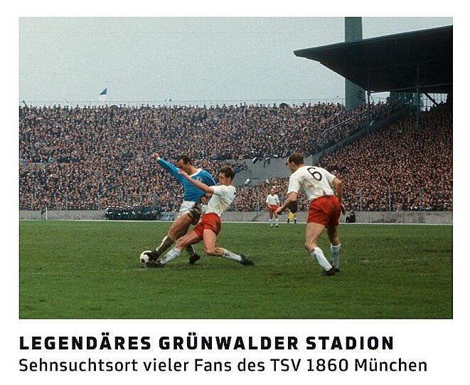 Die Kult-Stätte der Löwen: Das Grünwalder Stadion.