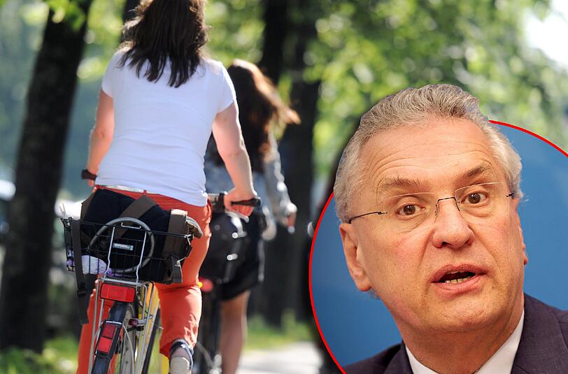 Innenminister Joachim Herrmann hält Fahrradschnellwege für eine gute Idee.