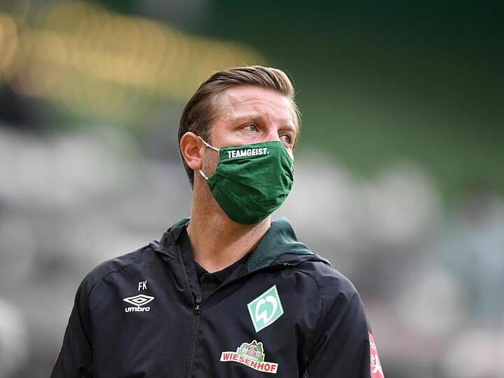 Für Trainer Florian Kohfeldt und Werder Bremen geht es beim Abstiegsduell in Mainz um "alles".