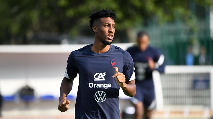 Kam im WM-Qualifikationsspiel gegen Bosnien Herzegowina nur zu einem Kurzeinsatz für Frankreich: Kingsley Coman vom FC Bayern.