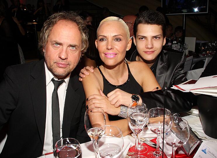 Uwe Ochsenknecht mit seiner Ex-Frau Natascha und Sohn Jimi Blue