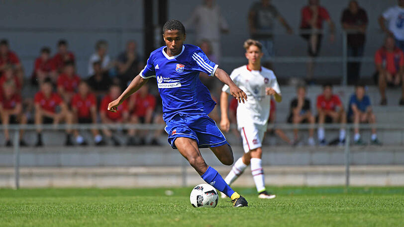 Trug bis 2018 das Trikot der SpVgg Unterhaching: Karim Adeyemi.