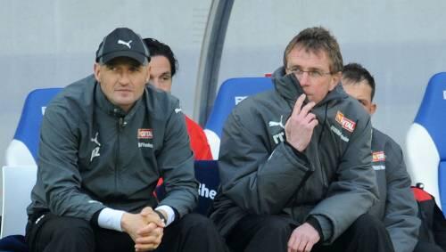 Fiebert noch immer mit dem Club: Ex-Amateurtrainer Peter Zeidler (links) ist heute Ralf Rangnicks Assistent beim Bundesliga-Aufsteiger TSG Hoffenheim. Fiebert noch immer mit dem Club: Ex-Amateurtrainer Peter Zeidler (links) ist heute Ralf Rangnicks Assistent beim Bundesliga-Aufsteiger TSG Hoffenheim.