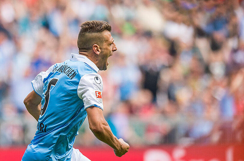 Brachte die Löwen zurück ins Spiel: Gui Vallori nach seinem 1:1-Ausgleichstreffer.