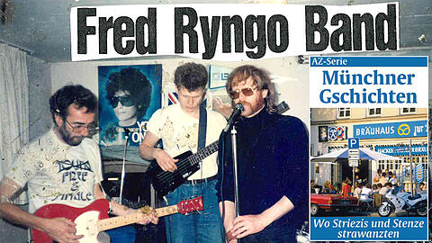 Fred Ryngo (am Mikrofon) mit seiner Band.