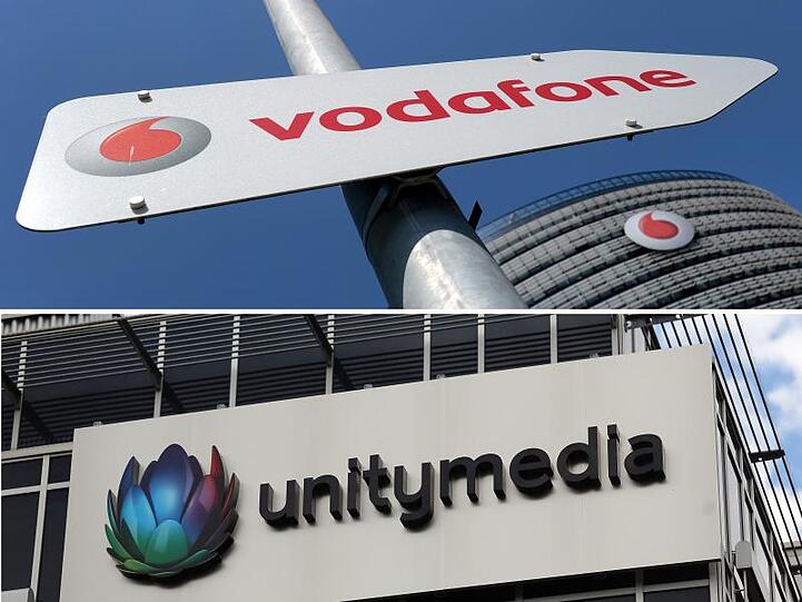 Vodafone darf den Kabelanbieter Unitymedia übernehmen - allerdings nur unter Auflagen. Fotos: dpa