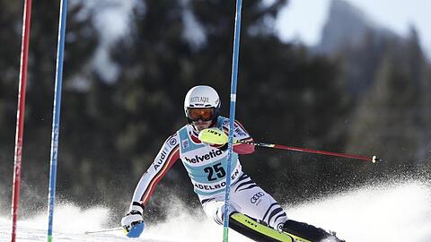 Fuhr im Slalom beim Weltcup in Adelboden auf Rang sechs: Linus Strasser.