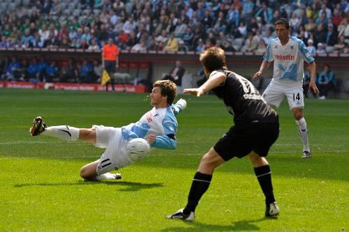 Schoss das 1:1 für die Löwen: Benny Lauth.