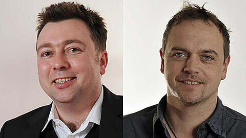 Gunnar Jans (l.) und Michael Schilling
