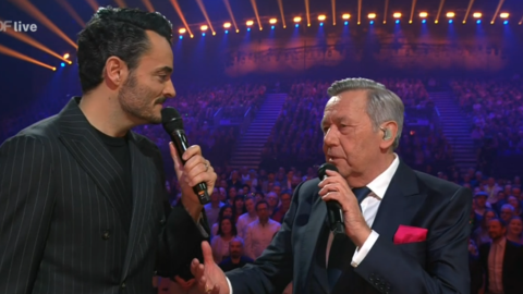 Roland Kaiser trat gleich dreimal in der "Giovanni Zarrella Show" auf.