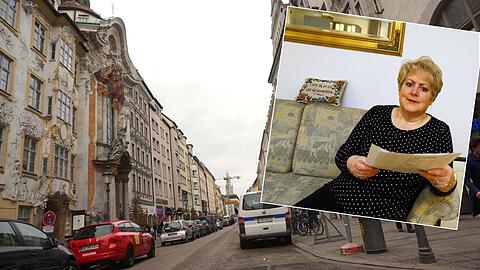 Angela Grüger mit einem Brief vom Baureferat. Sie ärgert sich, dass er zu spät zugestellt wurde.