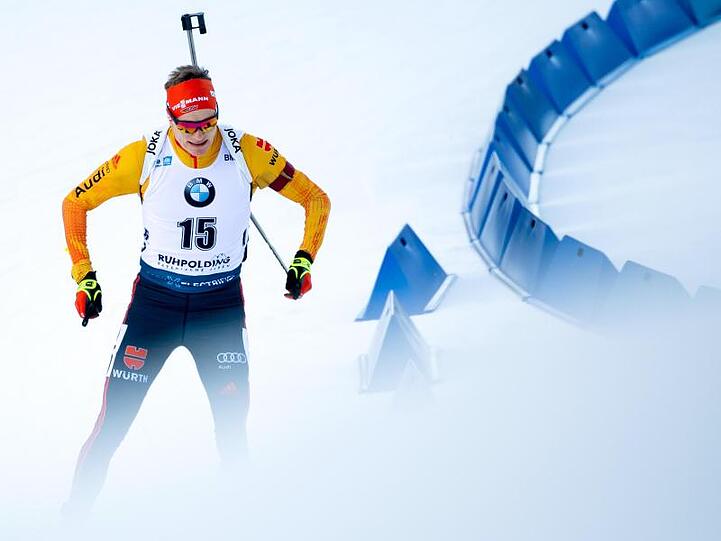 Sprintete in der Chiemgau Arena auf Rang drei: Benedikt Doll.