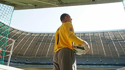 "Das ist mein neues Wohnzimmer": Gabor Kiraly freut sich auf die Allianz Arena.