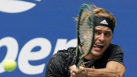 Hat mit dem Sieg gegen Sam Querrey die zweite Runde der US Open erreicht: Alexander Zverev.