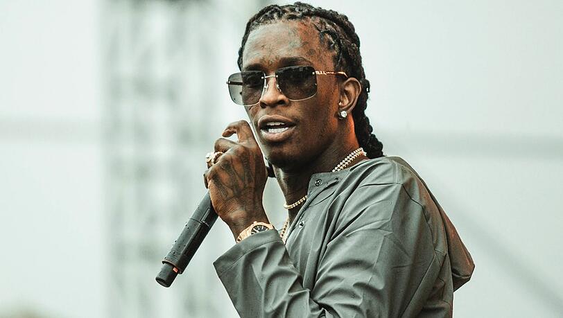 Young Thug während eines Auftritts im Jahr 2016. Young Thug während eines Auftritts im Jahr 2016.