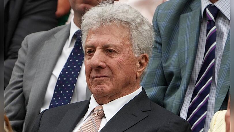 Dustin Hoffman in Wimbledon.