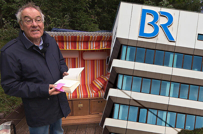 Schriftsteller Jörg Maurer im &bdquo;Lido&ldquo;-Beitrag. Angeblich stehen die Literatursendungen des Bayerischen Fernsehens auf der Kippe.
