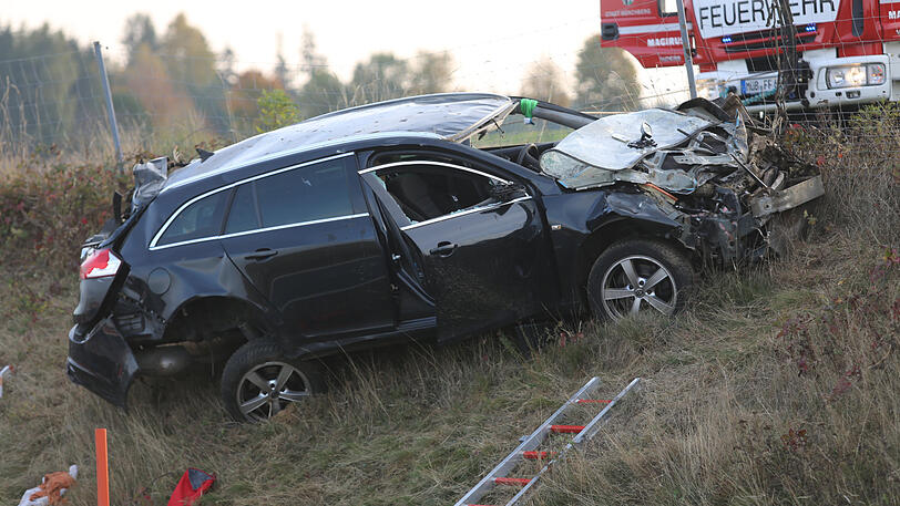 Bilder vom Unfallort an der A9.