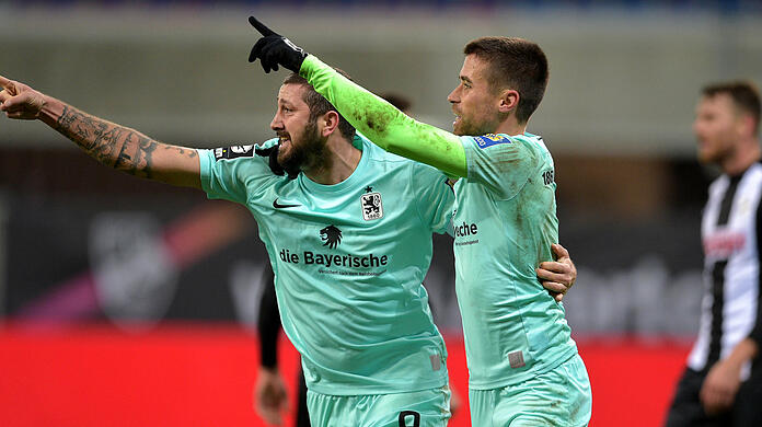 Im Hinspiel erzielte Stefan Lex die zwischenzeitliche 1:0-Führung gegen den SC Verl.