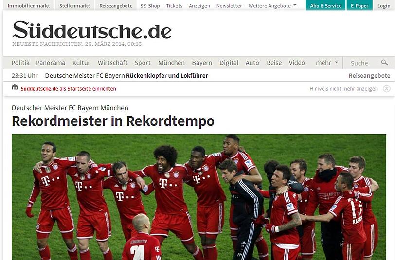 Die Kollegen von süddeutsche.de