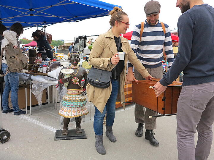 So war der Flohmarkt auf der Theresienwiese.