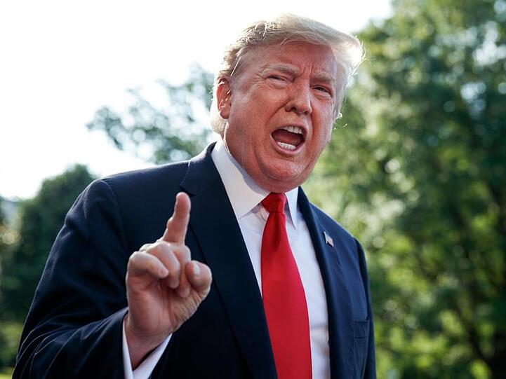 Donald Trump sieht die Einführung von Strafzöllen als Mittel im Migrantenstreit mit Mexiko.