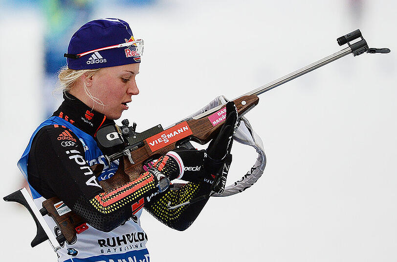 Für Miriam Gössner sprang in Antholz immerhin Platz zehn raus.